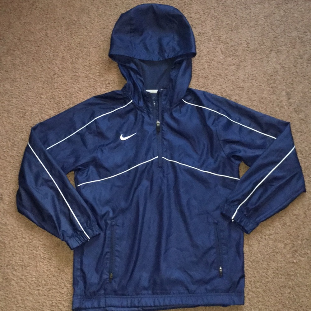 boys navy blue nike windbreaker